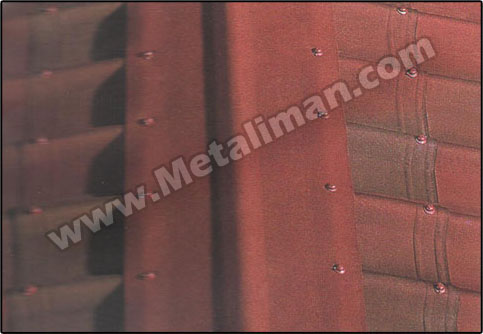 تیزه ساده (پالونی) نصب شده در سقف شیبدار آهن آلات ایمان